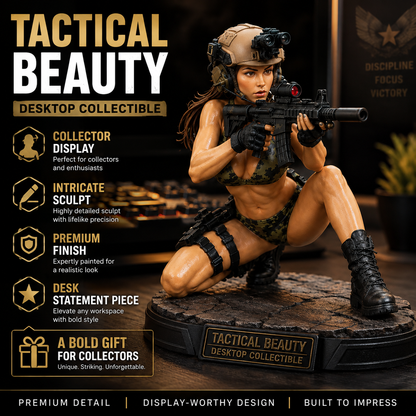 ❤️Last Day✨Collectible Beautiful Tactical Desk - Kneeling Shooting Position