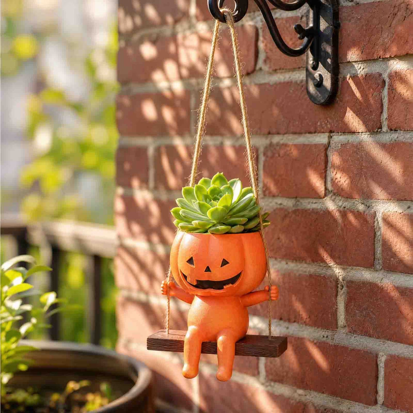 🎃Halloween Pumpkin Hanging Planter Character Resin Hanging Flower