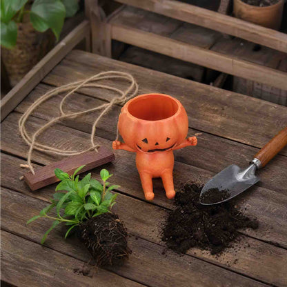 🎃Halloween Pumpkin Hanging Planter Character Resin Hanging Flower