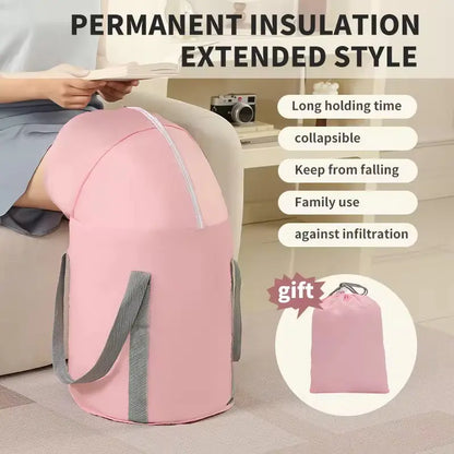 🎁 Portable Foot Bath Bag-Thickened Foldable Foot Tub