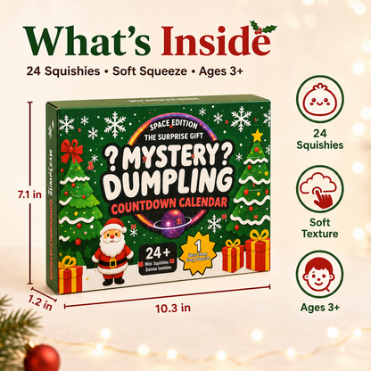 🎁 24 Days Holiday Squishy Advent Calendar – Halloween & Christmas Countdown Toys ✨