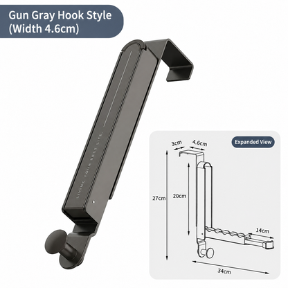 Expandable Folding Wall Hook – Space-Saving Drying Rack & Hidden Towel Hanger for Doors
