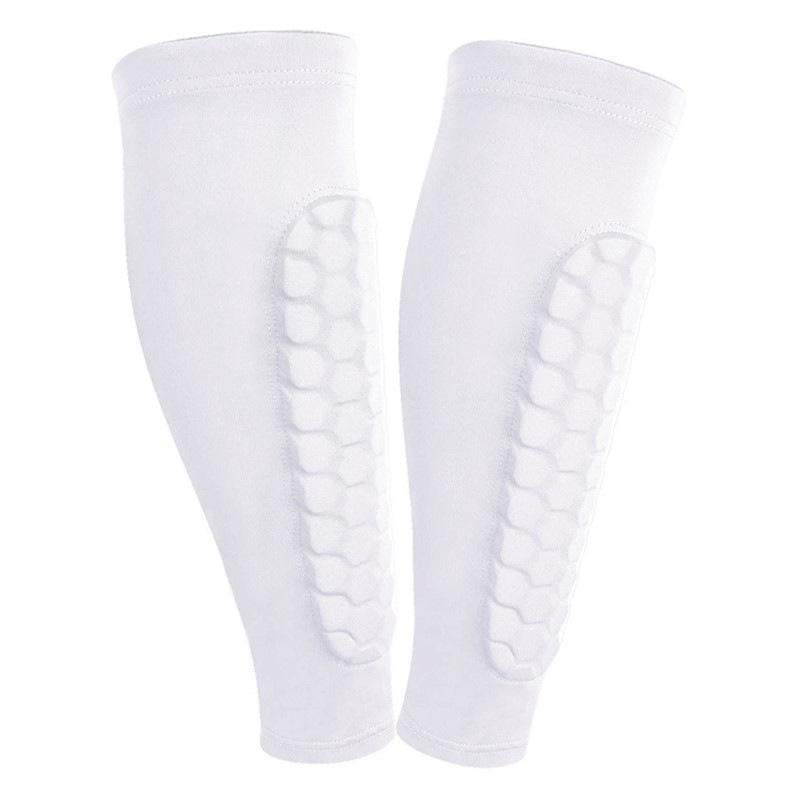 Kids Soccer Shin Defender Shin Guards Sleeves with Foam Padding - Sizes S to XL