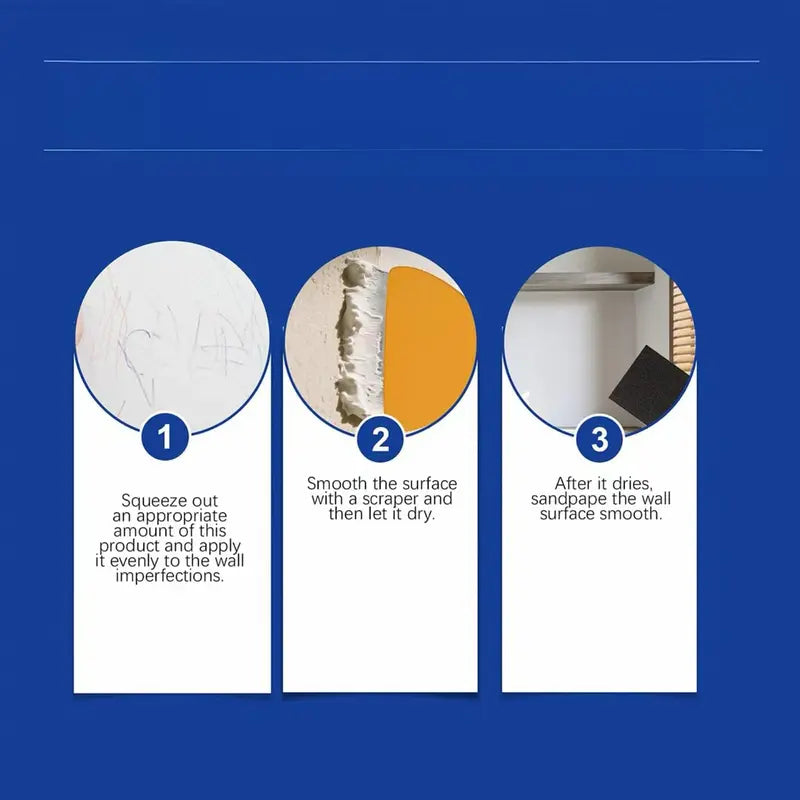 Drywall Wall Spackle Repair Kit with Scraper