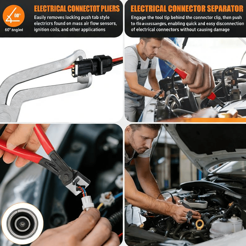 🔥 Professional Tools for Modification Contests🛠️Automotive Electrical Disconnect Pliers