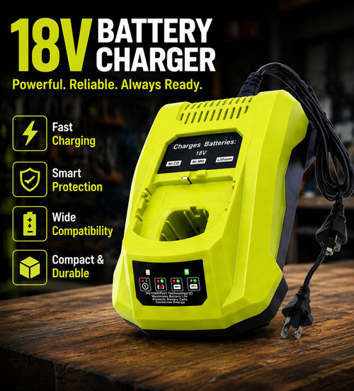 P117 Rapid Charger Compatible with Ryobi 18V -12V Lithium & NiCad NiMh Battery(free shipping)