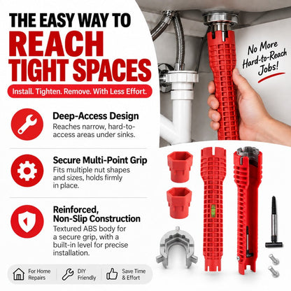 8 in 1 Multifunctional Sink Wrench