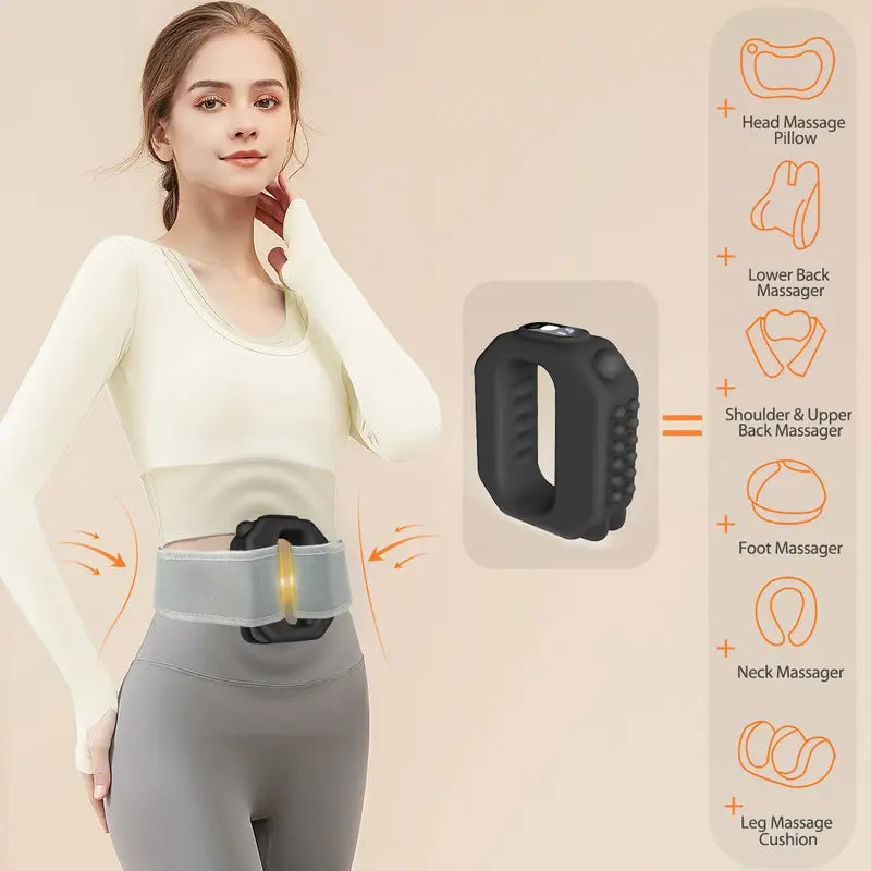 Hands-Free Fascia Massager for Muscle Relaxation & Recovery
