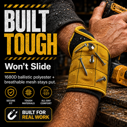 🧲Magnetic Tool Wristband | Hands-Free Hardware Holder