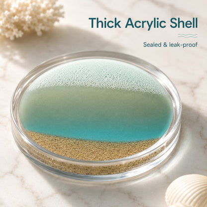 🔥Last Day 49% OFF - 🌊Layered Quicksand Liquid Coaster