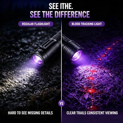 🌟🔦  Rechargeable Blood Tracking Light 🔦 For Night Hunting