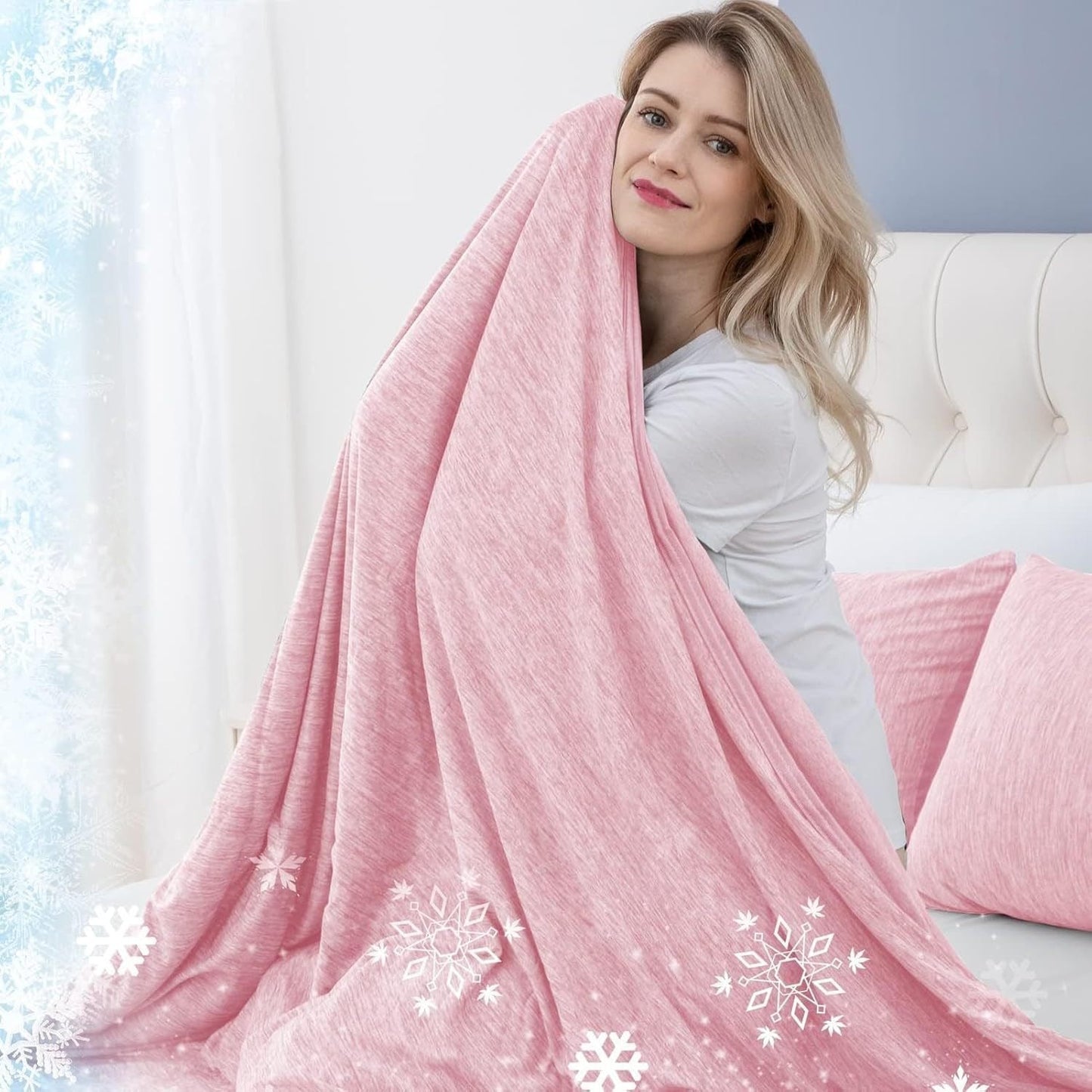 Queen Size, Summer Blankets for Hot Sleepers & Night Sweat