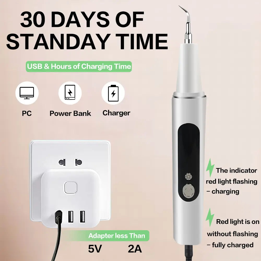 Electric Tartar Remover for Teeth with LED Light