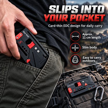 🎯Pocket-Folding Outdoor EDC Card