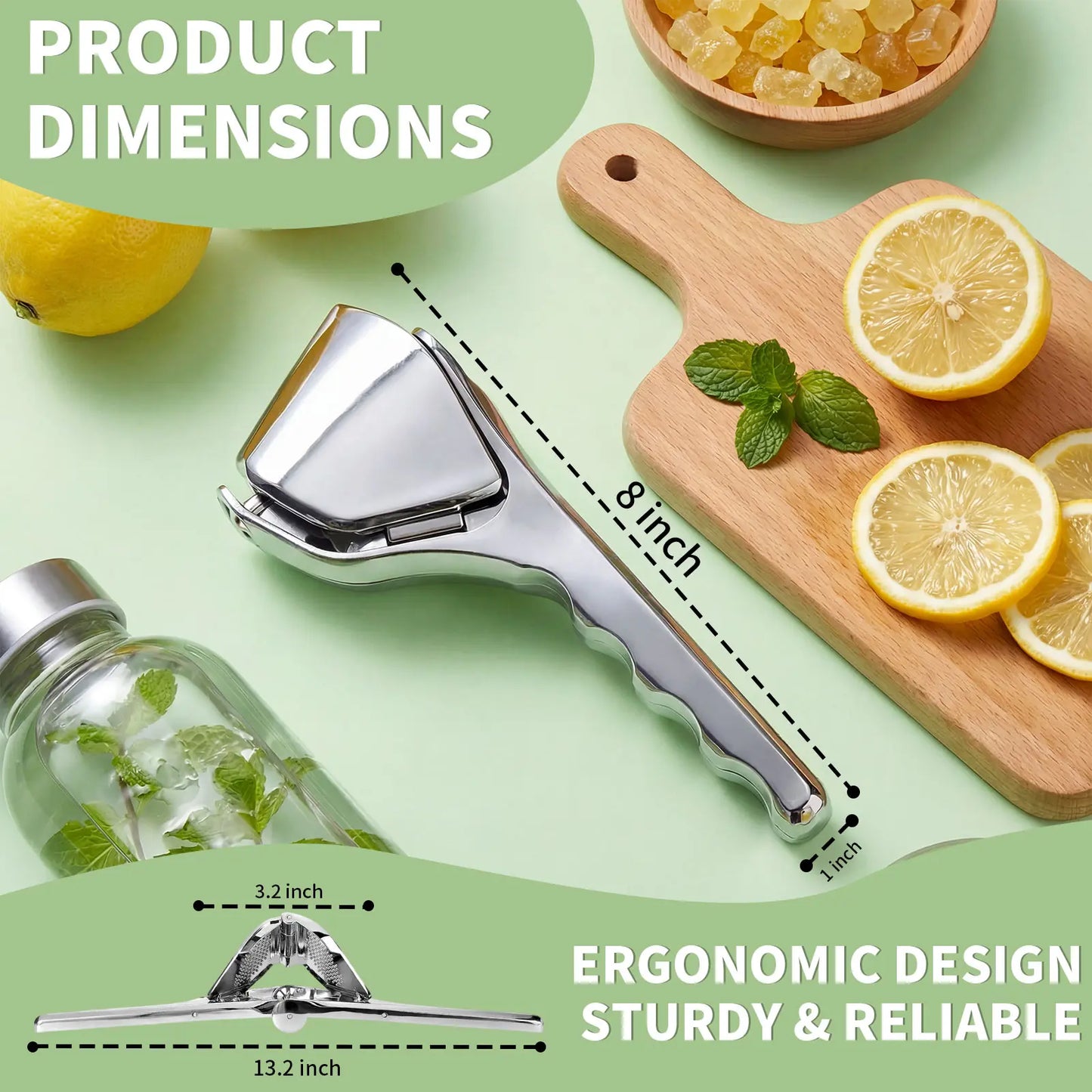 Arel Stainless Steel Citrus Squeezer for Fresh Juice