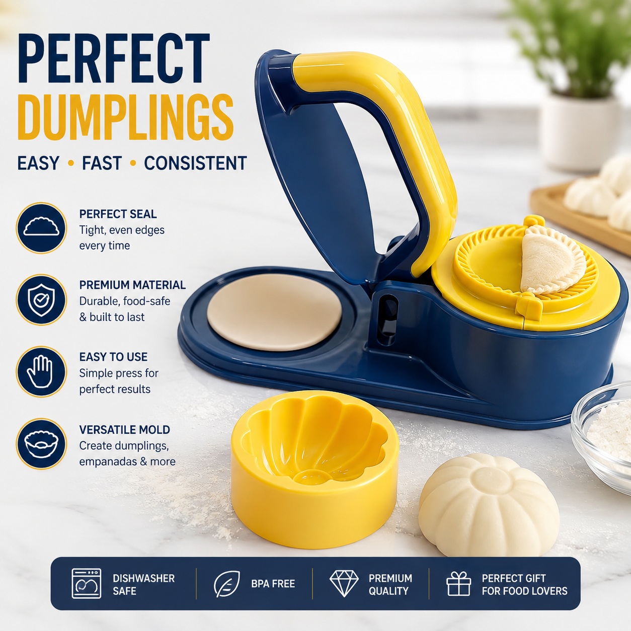 Household Kitchen Multi-function For Pressing Dumpling Wrapper Devices Kitchen Gadgets