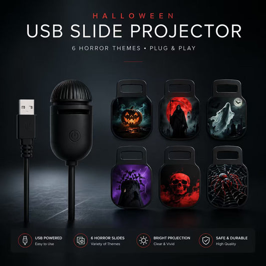 🔥Night Light Projector 🔥Halloween USB Holographic Projector