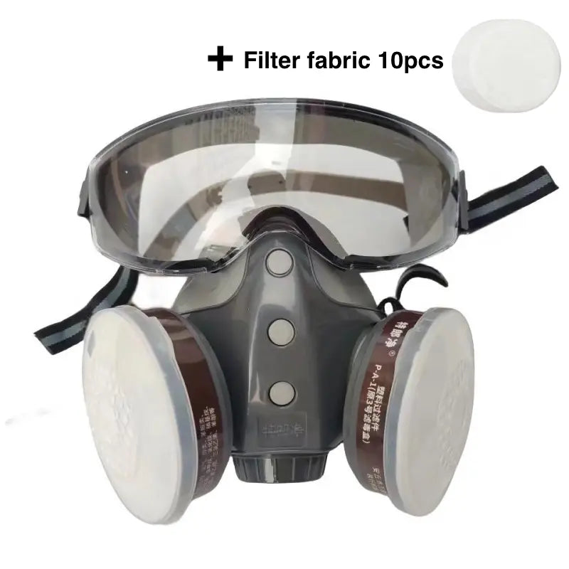 Dust-proof Integrated Respirator Mask with Goggles