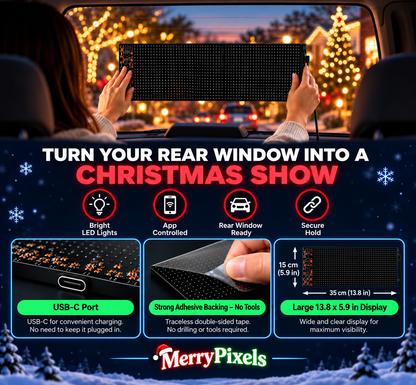 🌟Merry Pixels Display