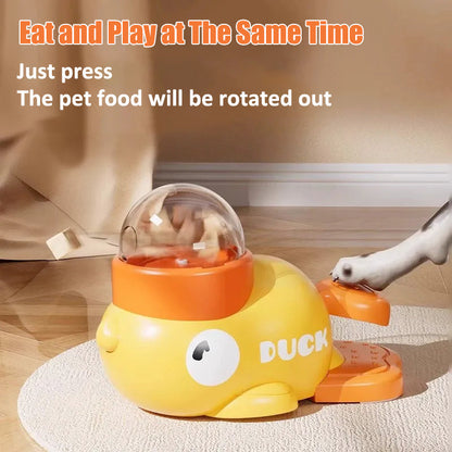 Aiitle Cute Duck Pet Treat Dispenser