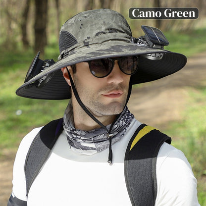 FanHat™ Solar-Powered Cooling Hat
