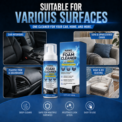 Nano Foam Cleaner Pro MAX – Deep Clean for Car & Home