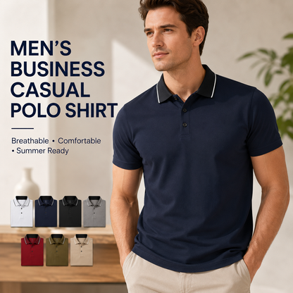 Limited Time Offer 49% OFF Today!-2-Pack Premium Men's Crocodile Polo Shirts