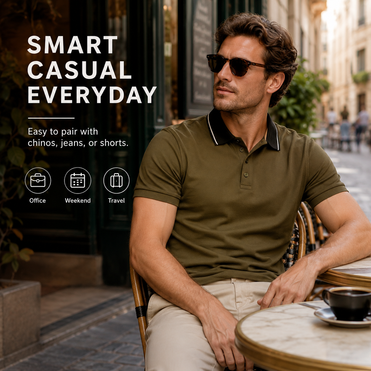 Limited Time Offer 49% OFF Today!-2-Pack Premium Men's Crocodile Polo Shirts