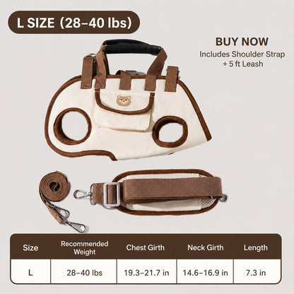 The Ultimate Hands-Free Pet Carrier|Comfortable Support For Every Adventure