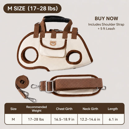 The Ultimate Hands-Free Pet Carrier|Comfortable Support For Every Adventure