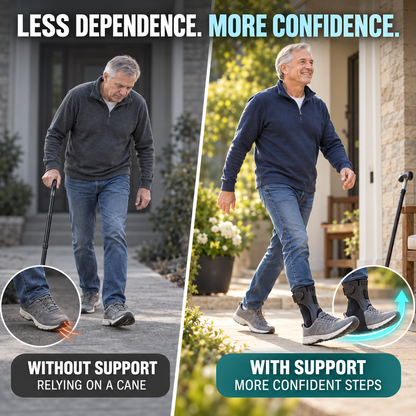 🦶 Toe Lift Foot Support Brace – Ankle Stabilizer for Drop Foot, Walking Assist & Daily Mobility ✨