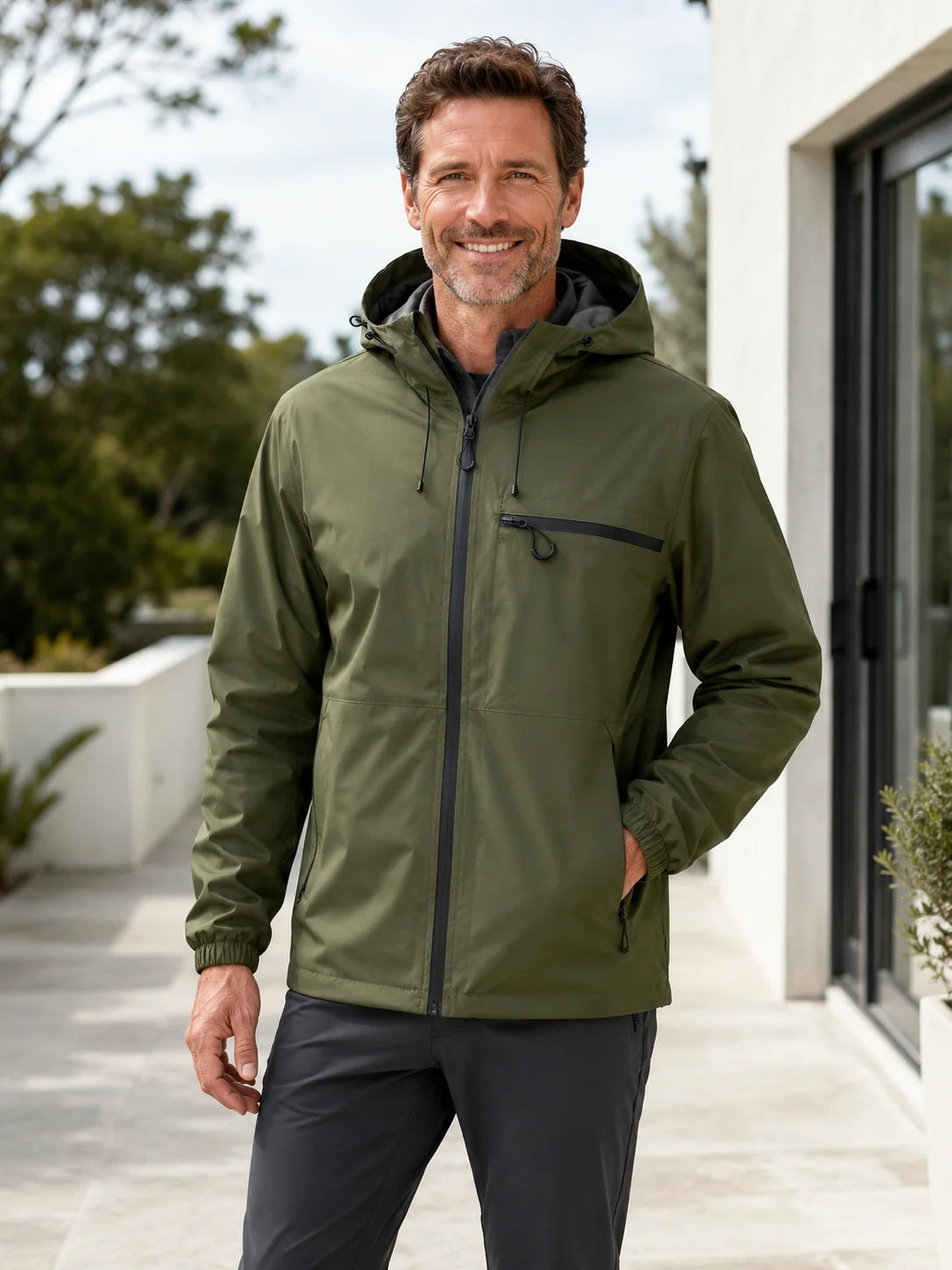 Men's All-Weather Waterproof & Windproof Outdoor Jacket
