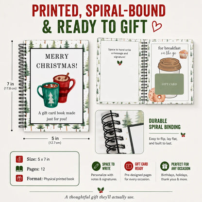 🔥 LIMITED-TIME 50% OFF — Holographic Christmas Gift Card Booklet