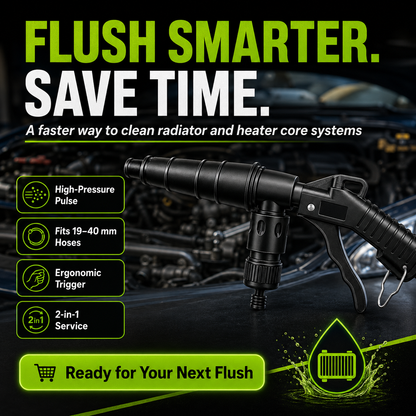 🚗High-Pressure Pulse Flush Gun Kit for Radiator Cleaning