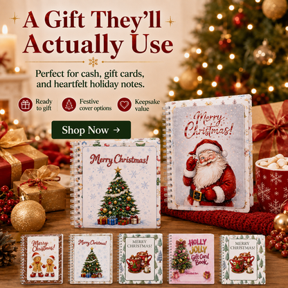🔥 LIMITED-TIME 50% OFF — Holographic Christmas Gift Card Booklet
