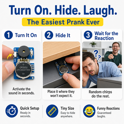🔥Hot Save on the last day| They’ll Hear It But Never Find It – Hidden Cricket Prank Noisemaker