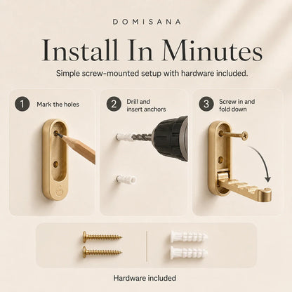 Foldable Wall Coat Hooks - Limited Time Offer