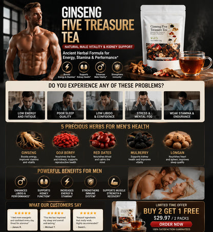 Kidney Tea Formula Ginseng Herbal Tea Bags