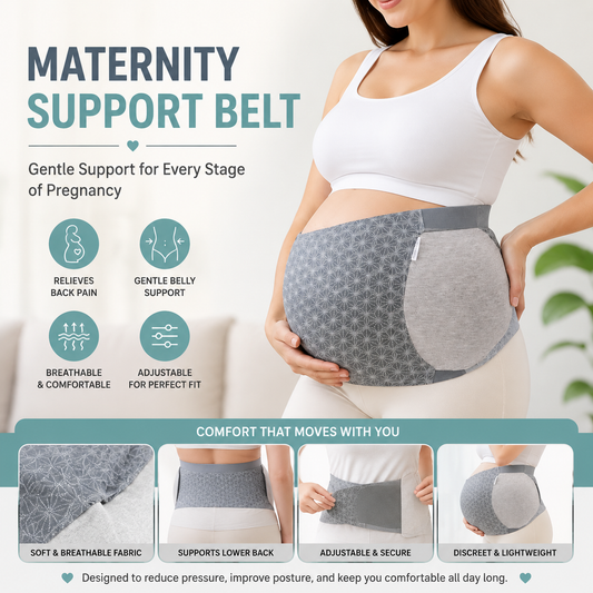 🤰 Maternity Support Belt — Pregnancy Belly Band for Back & Pelvic Pain Relief ✨