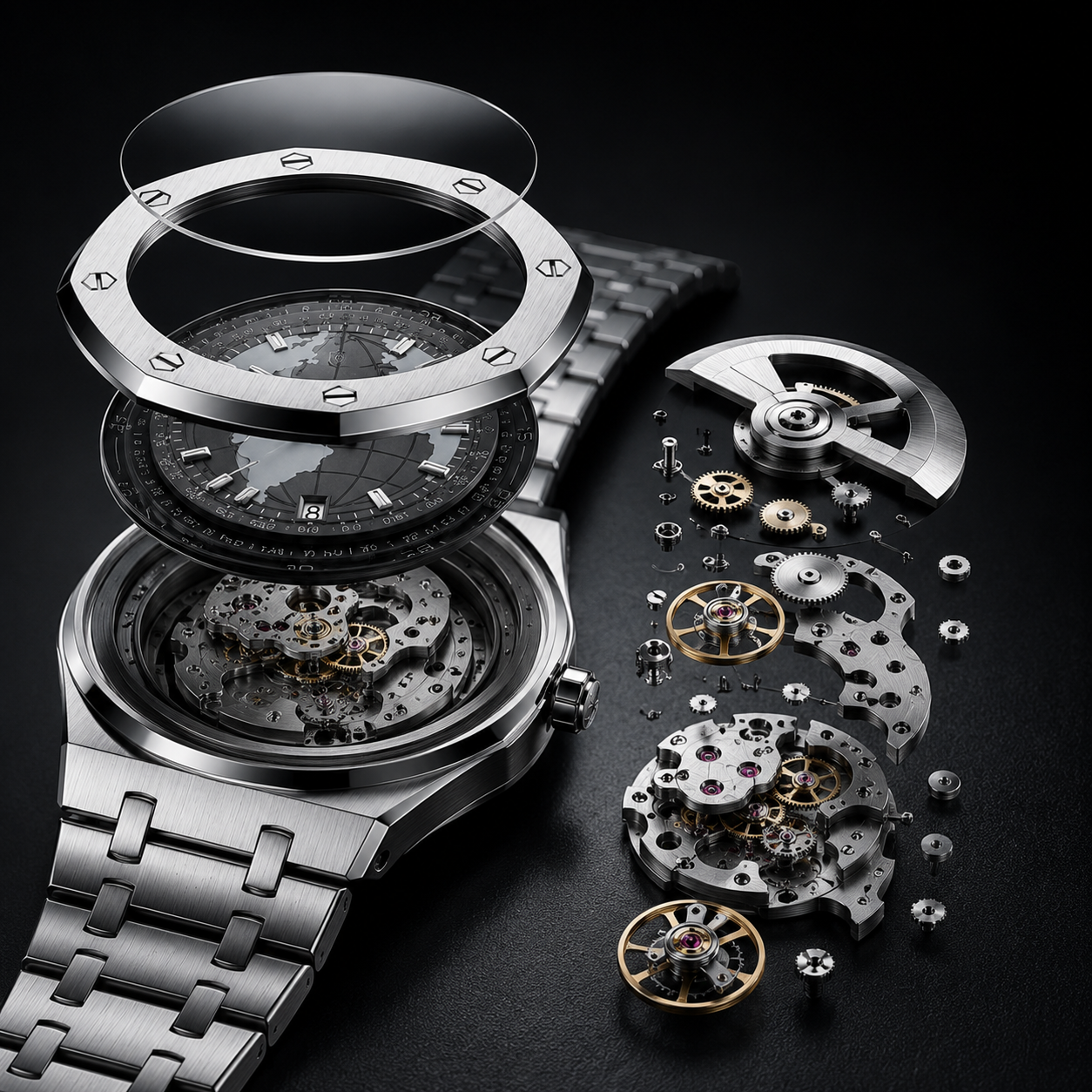 2026 Earth Edition Luminous Calendar Watch