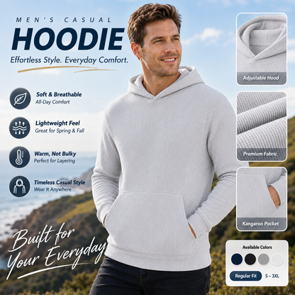 Men's Multi Pack Waffle Knit Pullover Hoodie