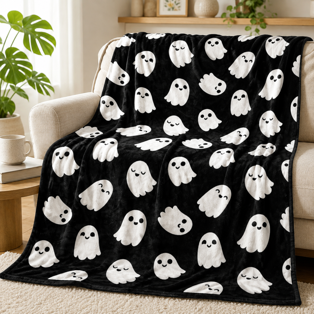 ✨Halloween Pattern Coloring Blanket🎃