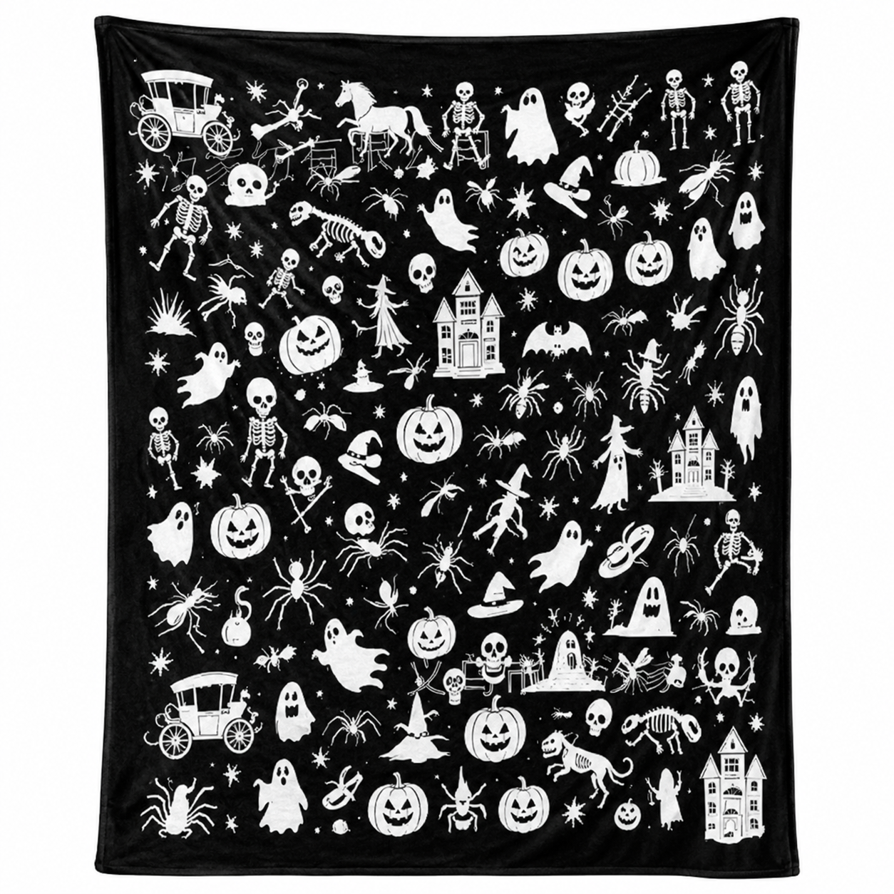 ✨Halloween Pattern Coloring Blanket🎃