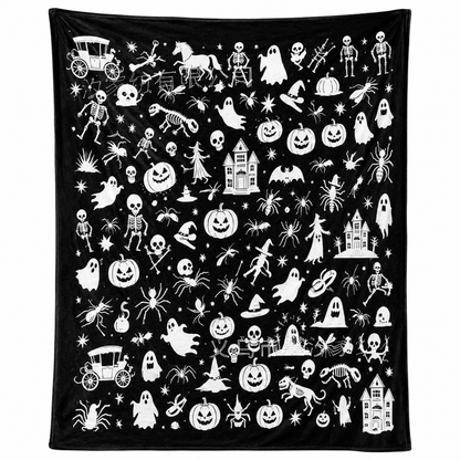 ✨Halloween Pattern Coloring Blanket🎃