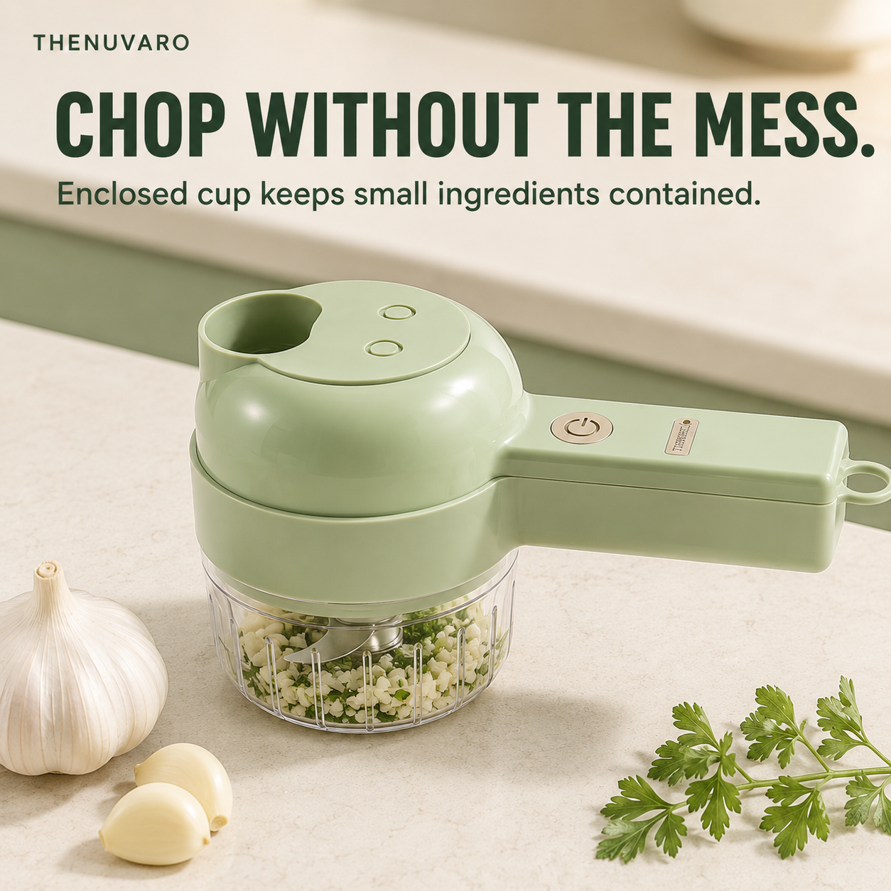 🔥🥕 4-in-1 Handheld Electric Vegetable Slicer & Chopper Set