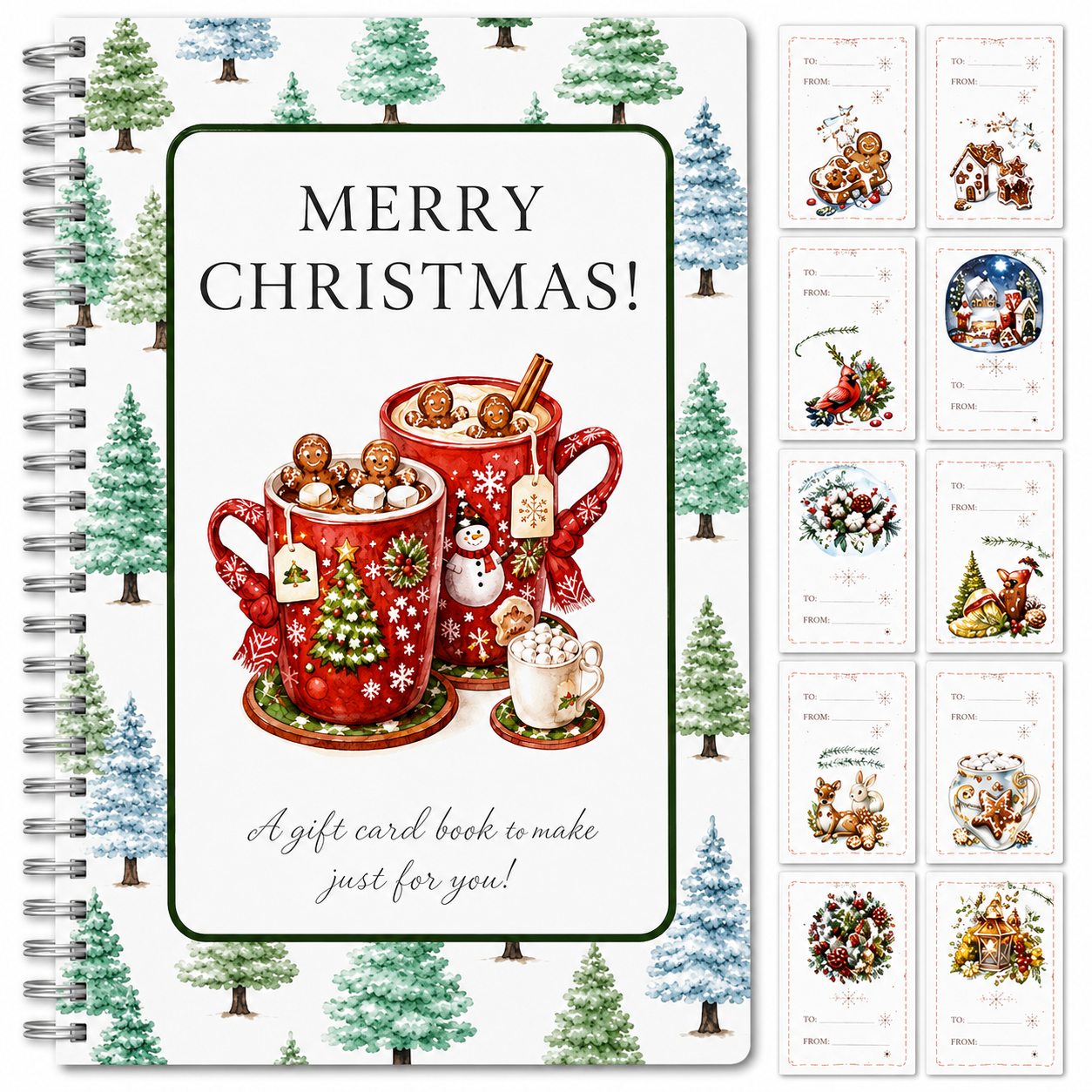 🔥 LIMITED-TIME 50% OFF — Holographic Christmas Gift Card Booklet