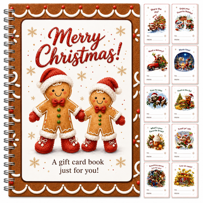 🔥 LIMITED-TIME 50% OFF — Holographic Christmas Gift Card Booklet