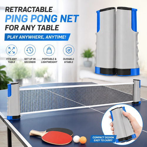 🏓Retractable Ping Pong Net for Any Table