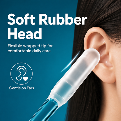 🌀 Sticky Ear Cleaning Stick – Reusable Adhesive Picks, Gentle Soft Removal Tool with Dust Cover (24 PCS)