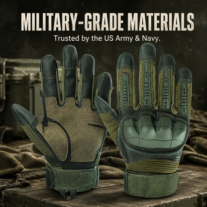 Heavy-Duty Tactical Gloves | Anti-Cut & Impact-Resistant Gear 🛠️⚡